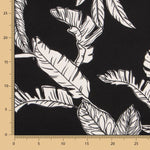 Crêpe Noir Tropical Satiné - Ribes y Casals