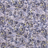 Tissu Biélastique Dessin Fleuri Bleu - Ribes y Casals