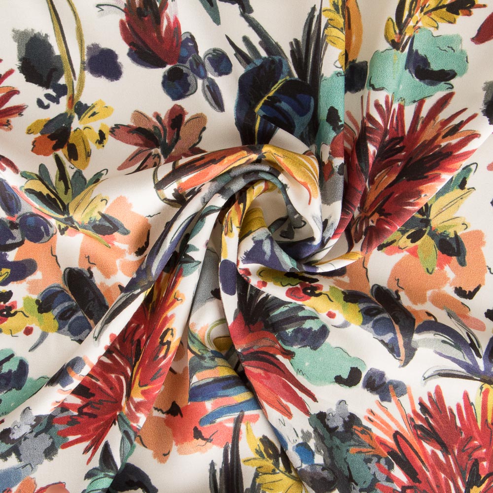 Satin Mat Tropical Écru - Ribes y Casals