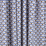 Satin Mat Géométrique Bleu - Ribes y Casals