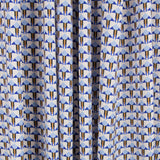 Satin Mat Géométrique Bleu - Ribes y Casals