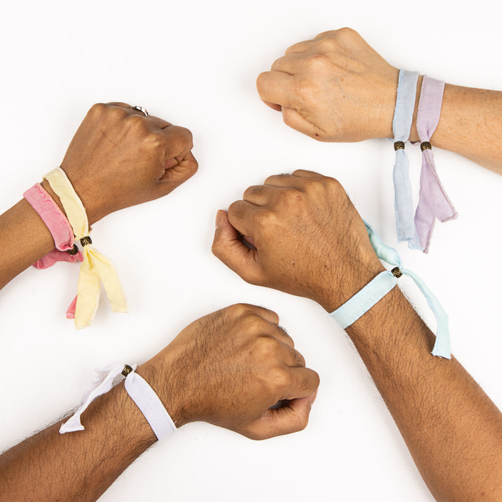 Anti-moustique en tissu de coton jaune citron - Ribes y Casals