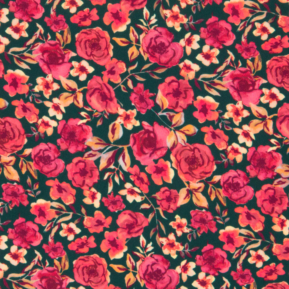 Spandex Lisse Grenat Crétonne - Ribes y Casals