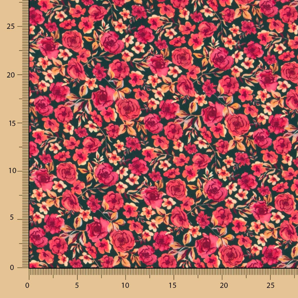 Spandex Lisse Grenat Crétonne - Ribes y Casals