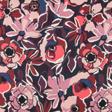 Crêpe Fin Botanique Grenat - Ribes y Casals