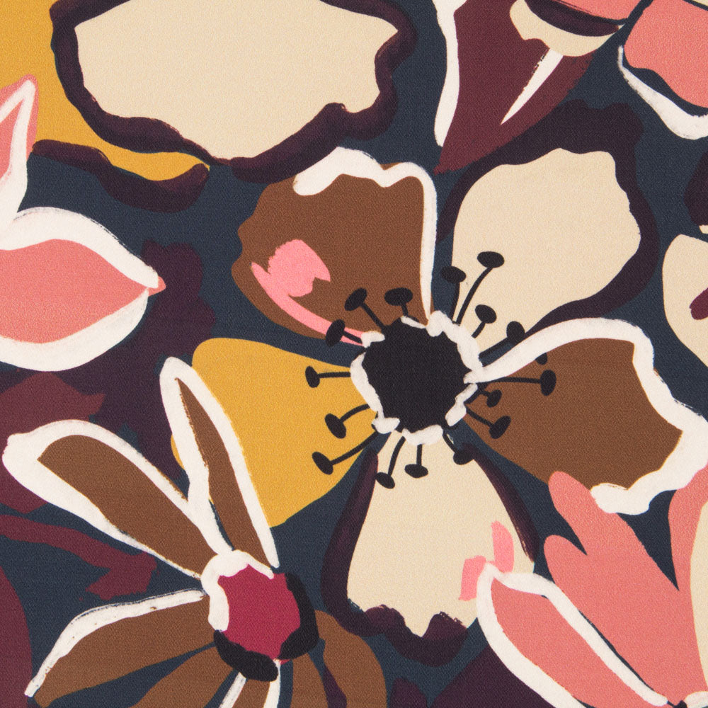 Crêpe Fin Botanique Marron - Ribes y Casals