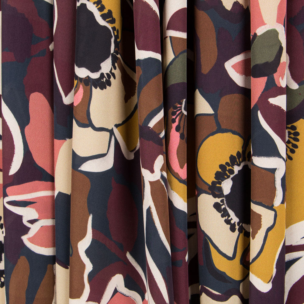 Crêpe Fin Botanique Marron - Ribes y Casals