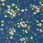 Crêpe Viscose Bleu Hiver - Ribes y Casals