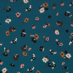 Spandex Lisse A Fleurs Canard - Ribes y Casals
