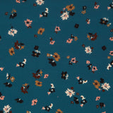 Spandex Lisse A Fleurs Canard - Ribes y Casals