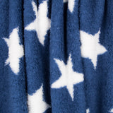 Minky Curly Étoiles Bleu - Ribes y Casals