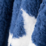 Minky Curly Étoiles Bleu - Ribes y Casals