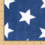Minky Curly Étoiles Bleu - Ribes y Casals