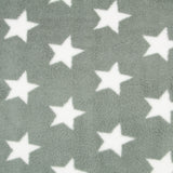 Minky Curly Étoiles Vert - Ribes y Casals