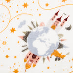 Retal Coralina Valhalla Blanco 120x155 cm - Ribes y Casals