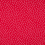 Crepe Pois Blanc 7mm Rouge - Ribes y Casals