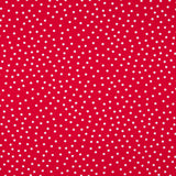 Crepe Pois Blanc 7mm Rouge - Ribes y Casals
