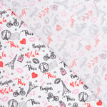 Popeline Coton Love Paris - Ribes y Casals