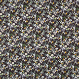 Popeline Coton Fleurie Noire - Ribes y Casals