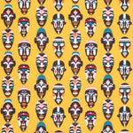 Popeline Coton Tribu Jaune - Ribes y Casals