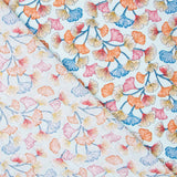 Popeline Coton Bleu Corail - Ribes y Casals