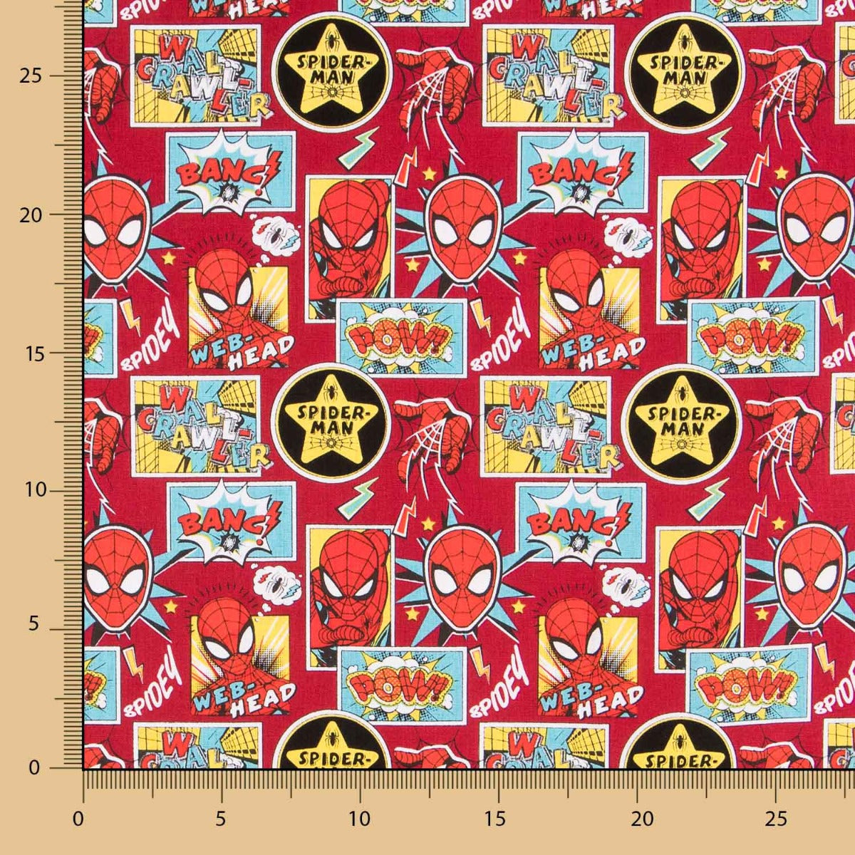 Coton Bande dessinée Spiderman - Ribes y Casals