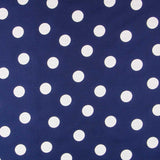 Jacquard Bleu Pois Recto Verso - Ribes y Casals