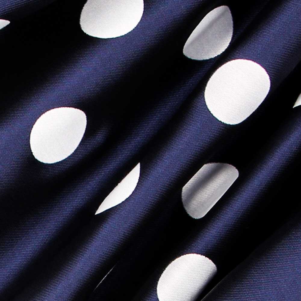Jacquard Bleu Pois Recto Verso - Ribes y Casals