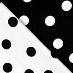 Jacquard Noir Pois Recto Verso - Ribes y Casals