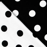 Jacquard Noir Pois Recto Verso - Ribes y Casals