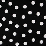 Jacquard Noir Pois Recto Verso - Ribes y Casals