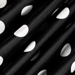 Jacquard Noir Pois Recto Verso - Ribes y Casals