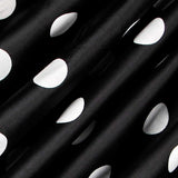 Jacquard Noir Pois Recto Verso - Ribes y Casals