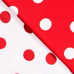 Jacquard Rouge Pois Recto Verso - Ribes y Casals