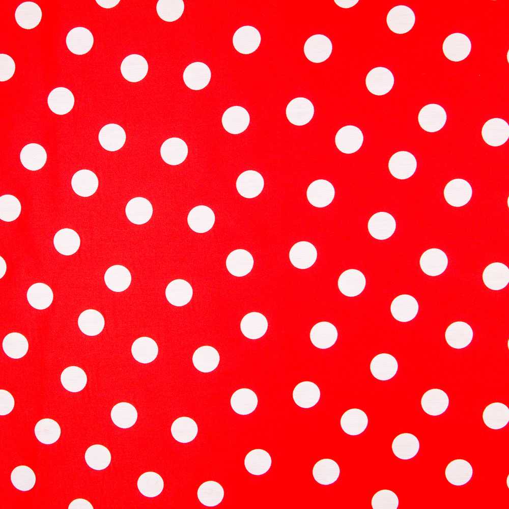 Jacquard Rouge Pois Recto Verso - Ribes y Casals