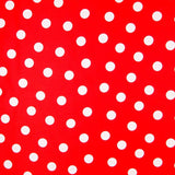 Jacquard Rouge Pois Recto Verso - Ribes y Casals