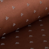 Jacquard Fleur De Lys Marron - Ribes y Casals