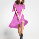 Jacquard Floral Fuchsia - Ribes y Casals