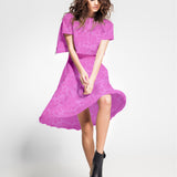 Jacquard Floral Fuchsia - Ribes y Casals