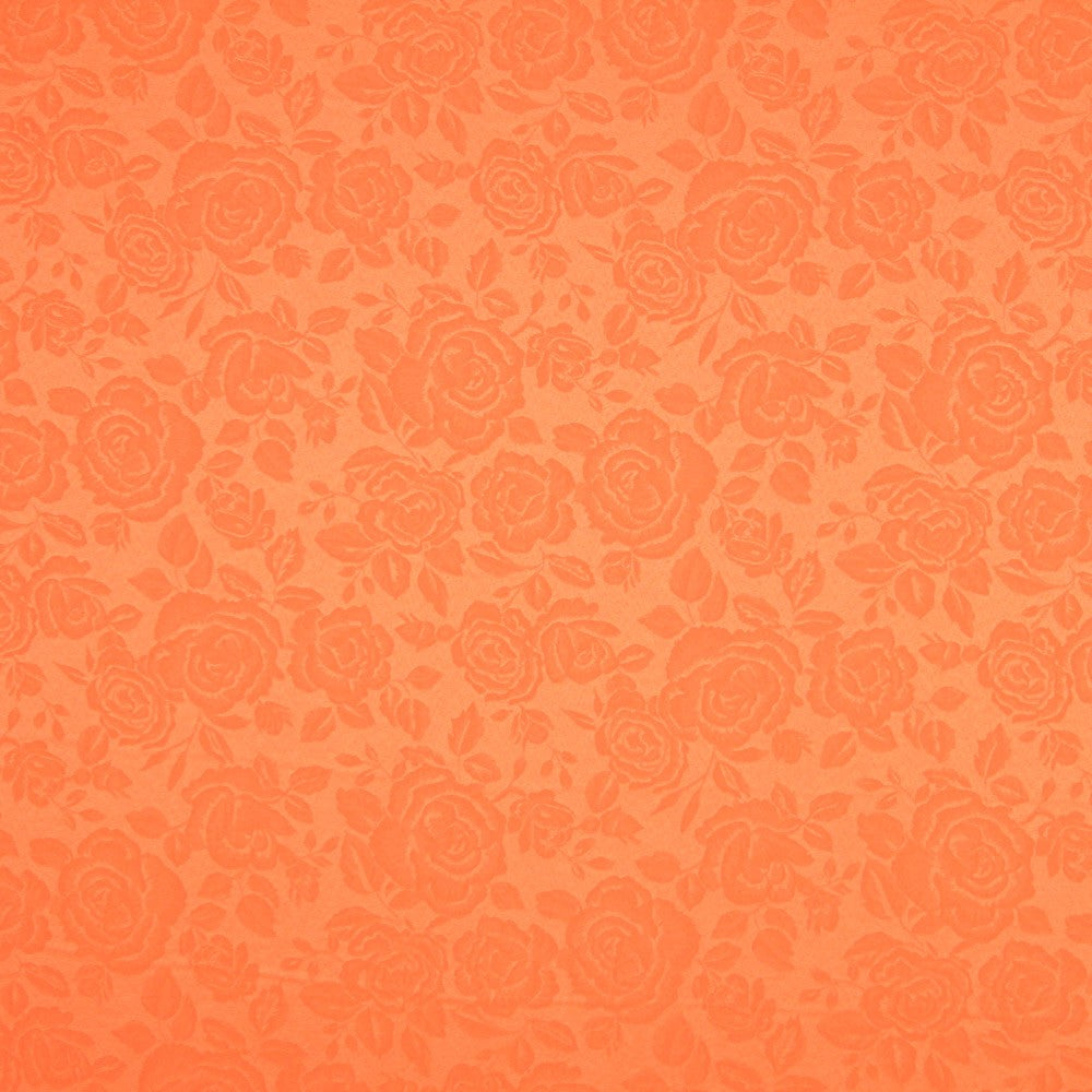Jacquard Floral Mandarine - Ribes y Casals