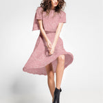 Jacquard Floral Rose Maquillage - Ribes y Casals