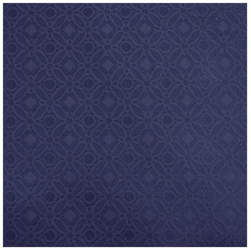 Jacquard Géométrique Bleu Soutenu - Ribes y Casals