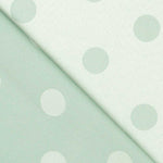 Tissu Jacquard Pois vert d&#39;Eau - Ribes y Casals