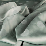 Tissu Jacquard Pois vert d&#39;Eau - Ribes y Casals