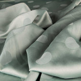 Tissu Jacquard Pois vert d&#39;Eau - Ribes y Casals