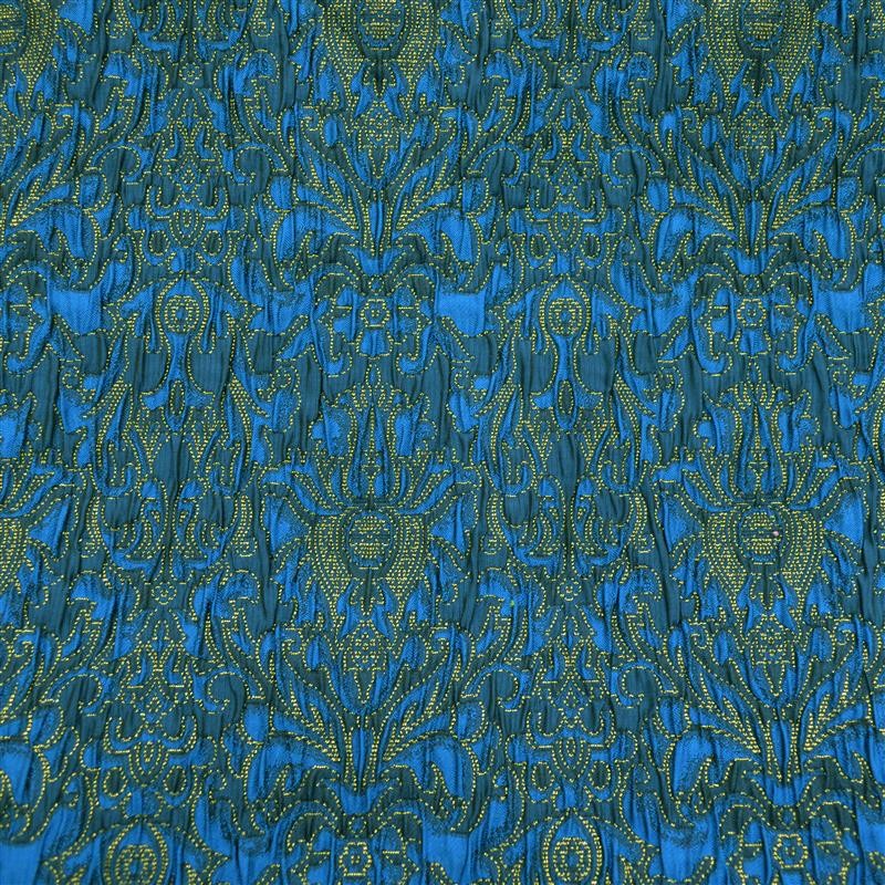 Jacquard Lurex Bleu - Ribes y Casals