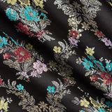 Jacquard Lurex Bouquet Noir - Ribes y Casals