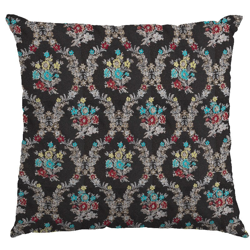 Jacquard Lurex Bouquet Noir - Ribes y Casals