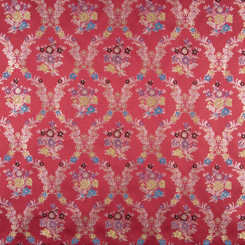 Jacquard Lurex Bouquet Jaune - Ribes y Casals