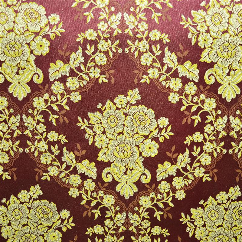 Jacquard Lurex Grenat - Ribes y Casals
